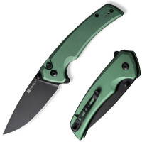 Нож складной Sencut Serene, (8.8 см) D2 / Aluminum зеленый (S21022B-5)