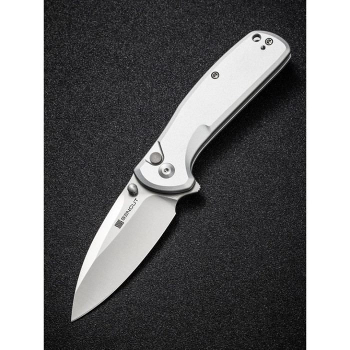 Ніж складаний Sencut ArcBlast, (7.6 см) 9Cr18MoV / Aluminum сірий (S22043B-2)