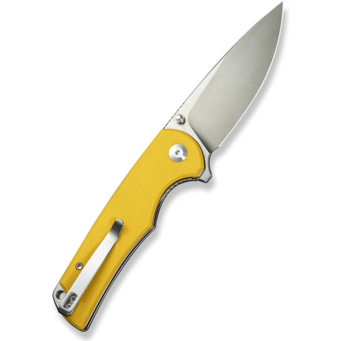 Нож складной Sencut Praktisk, (9.1 см) 9Cr18MoV / G10 желтый (S24019-2)