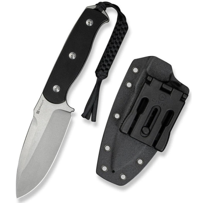 Ніж Sencut Toxodon, (11.6 см) 9Cr18MoV / G10 чорний (S24036-1)