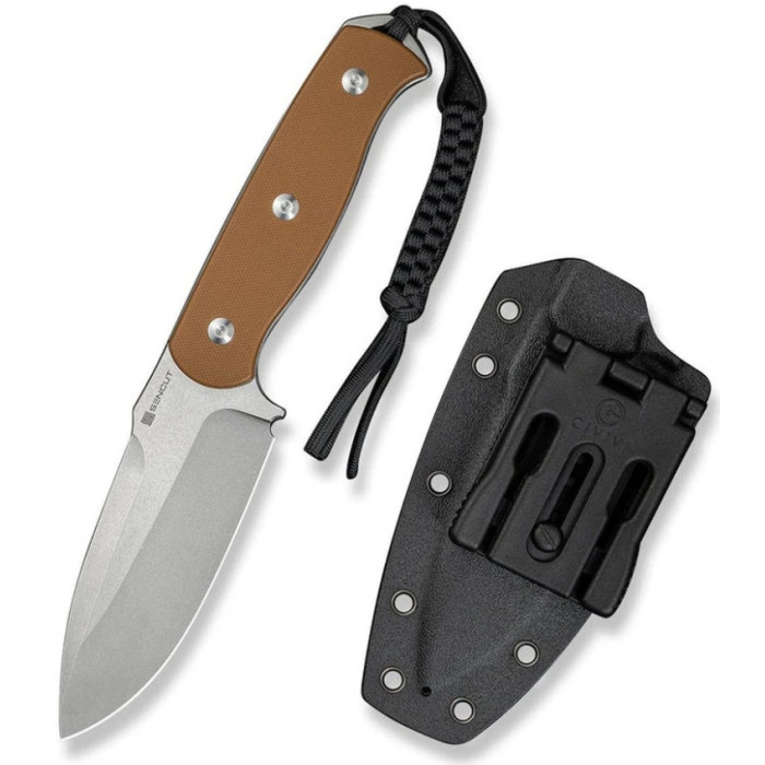 Нож Sencut Toxodon, (11.6 см) 9Cr18MoV / G10 коричневый (S24036-3)