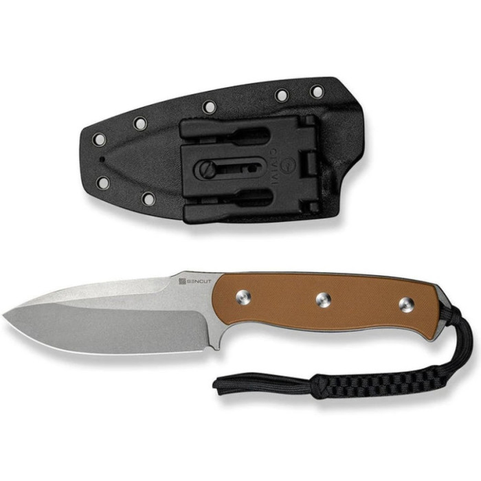 Нож Sencut Toxodon, (11.6 см) 9Cr18MoV / G10 коричневый (S24036-3)