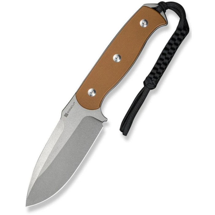 Нож Sencut Toxodon, (11.6 см) 9Cr18MoV / G10 коричневый (S24036-3)