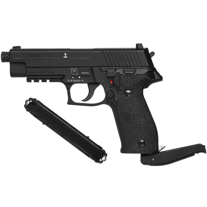 Пневматический пистолет Sig Sauer P226 Blowback кал.4.5 мм (AIR-226F-177-12G-16-BLK)