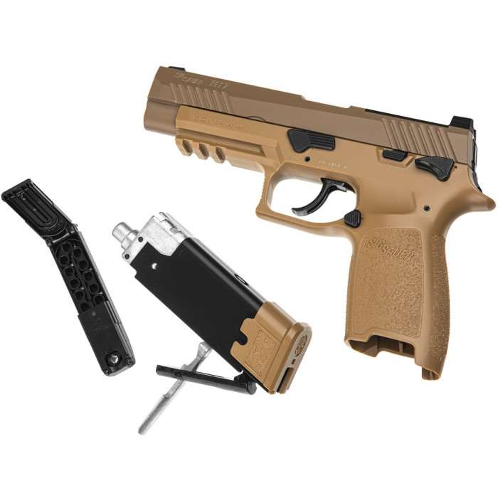 Пневматический пистолет Sig Sauer P320-M17 Blowback кал.4.5 мм (AIR-M17-177)