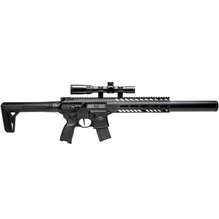 Пневматична гвинтівка Sig Sauer MCX AIR RIFLE, GEN II з прицілом, кал.4.5 мм FDE (AIR-MCX-177-G2-BLK-SCOPE)
