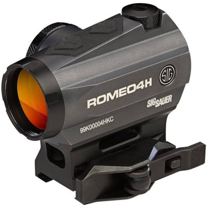 Приціл коліматорний Sig Sauer ROMEO4H 1x20 mm, 0.5 MOA, 2 MOA Red Dot Ballistic Circle Dot (SOR43011)