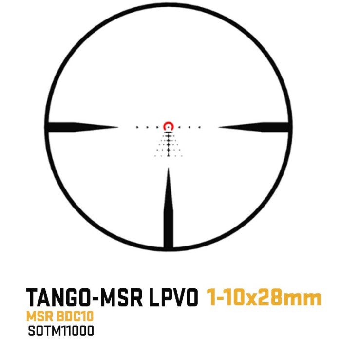 Прицел оптический Sig Sauer TANGO-MSR LPVO 1-10x28mm (SFP) (SOTM11000)
