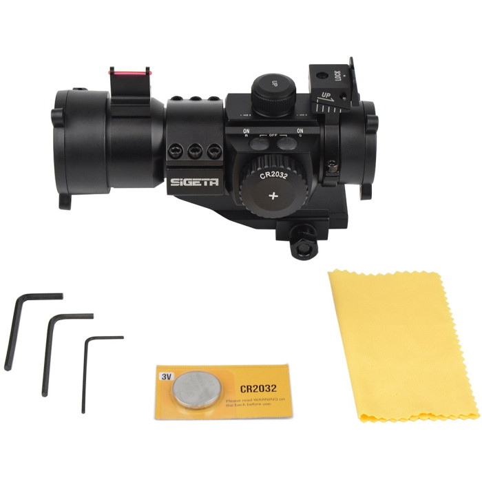 Приціл коліматорний Sigeta EasyDot 1x30 Red/Green Killflash (65710)