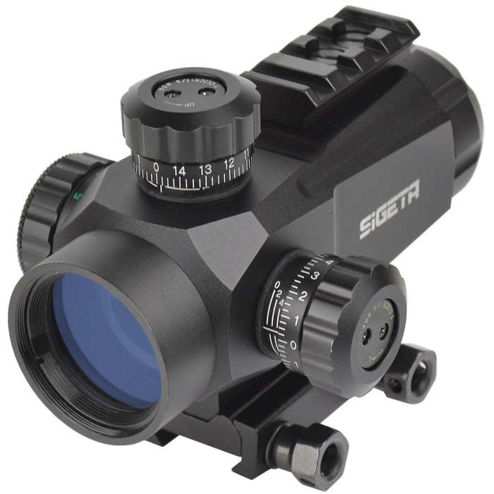 Приціл коліматорний Sigeta EasyDot 1x35 Red/Green (65711)