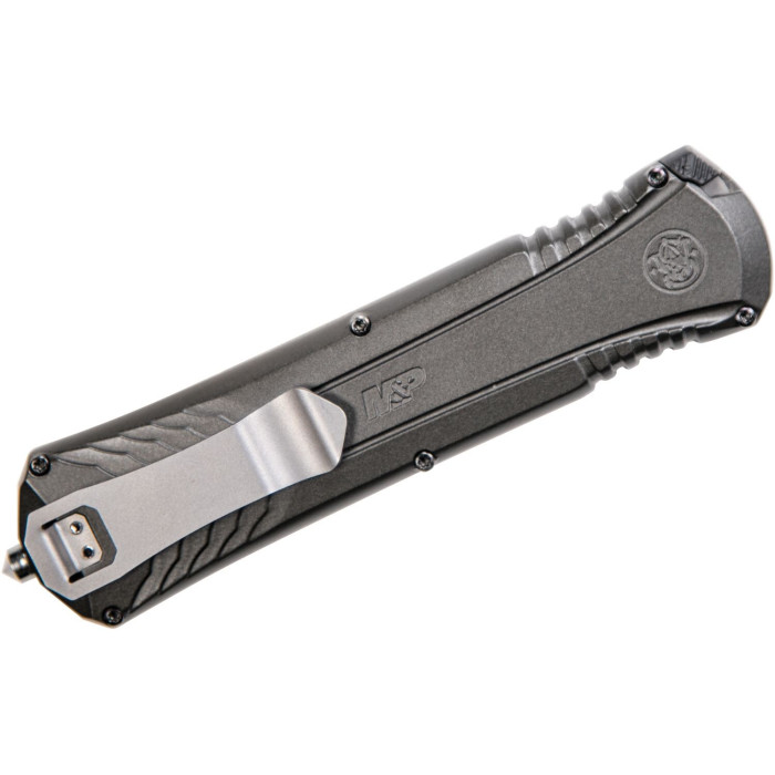 Ніж складаний Smith&Wesson M&P OTF Spear Point Grey (1084314)
