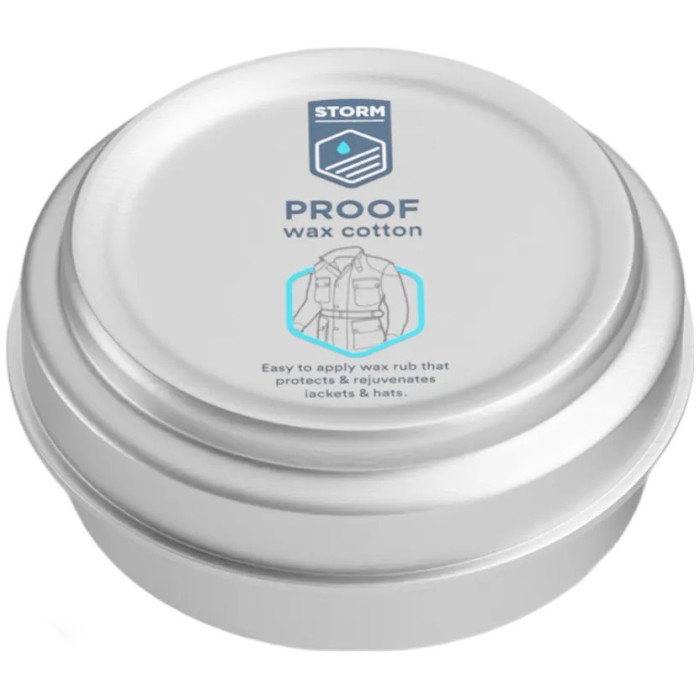 Водовідштовхувальне просочення для одягу та спорядження Storm Wax Cotton Proofer (Rub On) 35g (035.0060)