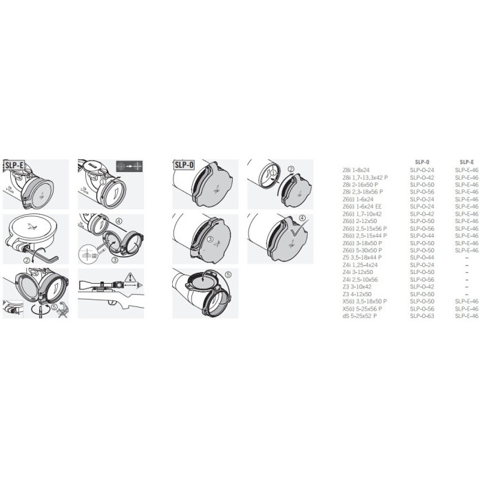 Кришка окуляра для прицілів Swarovski Z6i, Z8i, dS, X5i 46 mm (SLP-E-46ZF)