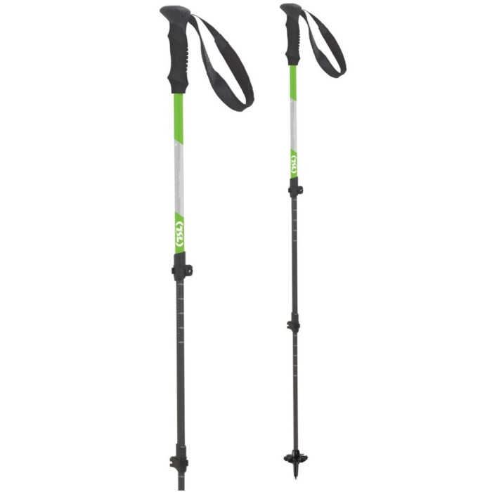 Трекінгові палиці TSL Hiking Alu Compact 3 Light, Grey/Green (PFBHAC3L)