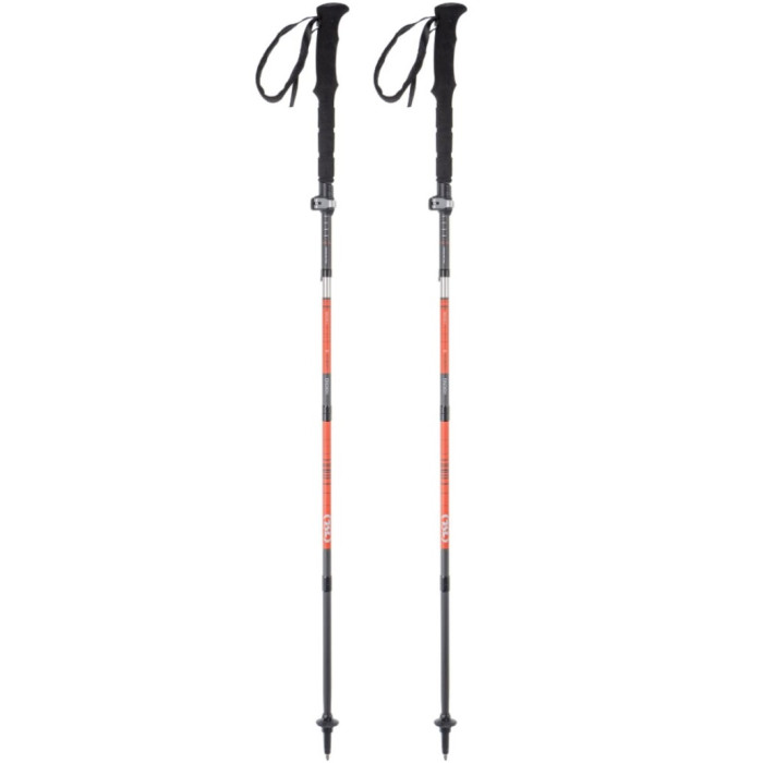 Треккинговые палки TSL Hiking Carbon 5 Cross, Black/Orange (PFBHC5C)