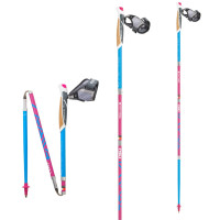 Треккинговые палки TSL Trail Carbon 4 Cork Short, 130 cm, Flamingo (PFBTC4W.130SHF)