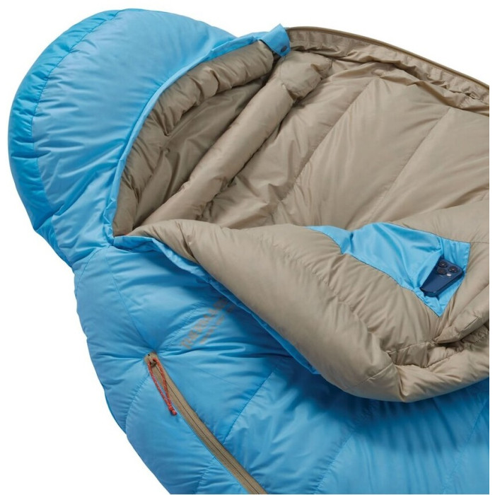 Спальний мішок Therm-A-Rest Boost 650, -6C, Regular, Morning Blue (14203)