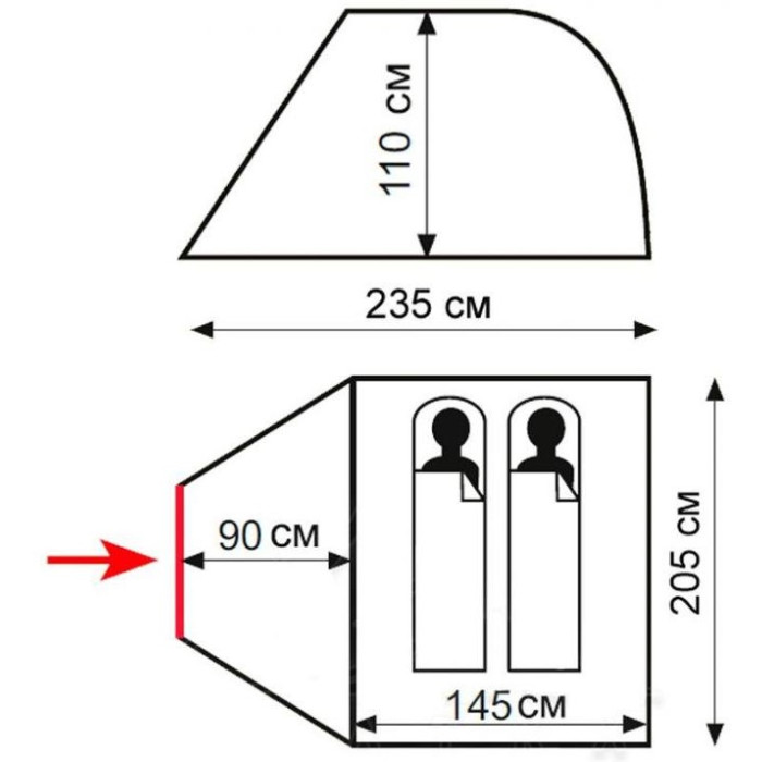Намет Totem Summer 2 Plus (V2) (TTT-030)