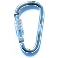 Карабин алюминиевый с муфтой Tramp 6 cm white (TRA-007-white)