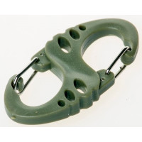 Карабин пластиковый Tramp S-type olive (TRA-218)