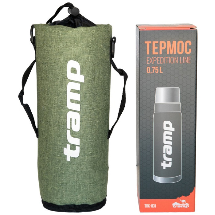 Термочохол для термоса Tramp Expedition Line 0.75L olive melange (TRA-289-olive-melange)