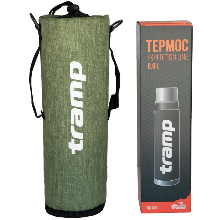 Термочохол для термоса Tramp Expedition Line 0.9L olive melange (TRA-290-olive-melange)