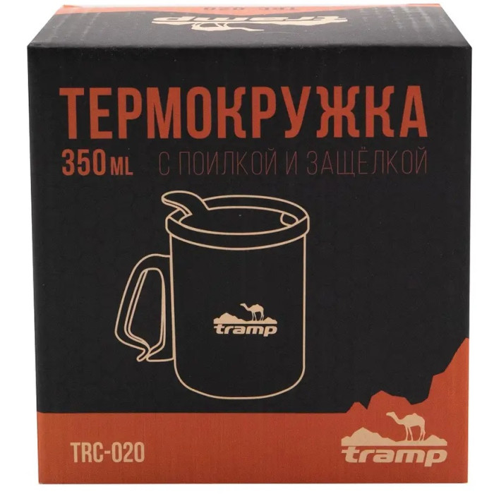 Термокружка с поилкой и защёлкой Tramp 350ml (UTRC-020-metal)