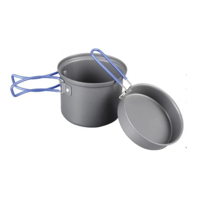 Кастрюля-кружка анодированная с крышкой-сковородкой Tramp 0.9L (TRC-039)