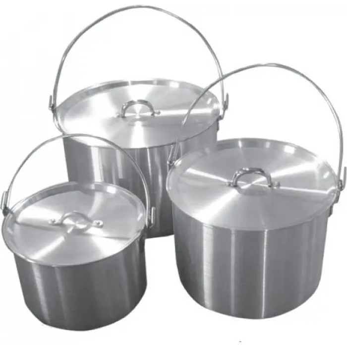 Казан алюмінієвий з кришкою Tramp 9L (UTRC-056)