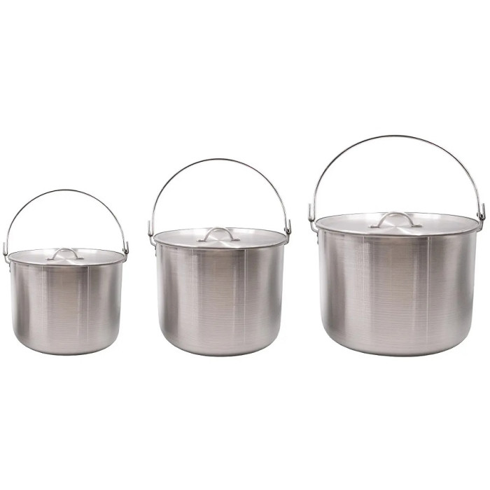 Казан алюмінієвий з кришкою Tramp 9L (UTRC-056)