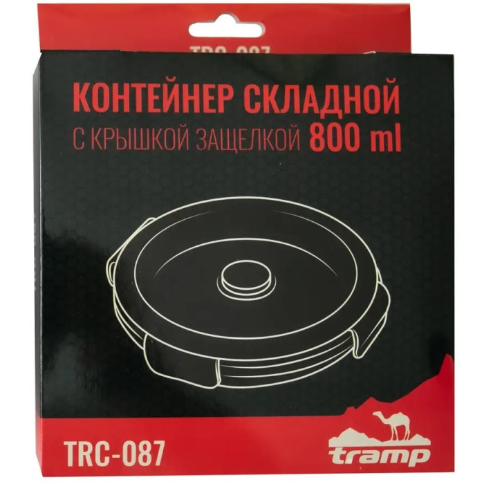Контейнер складаний з кришкою Tramp 800ml olive (UTRC-087-olive)