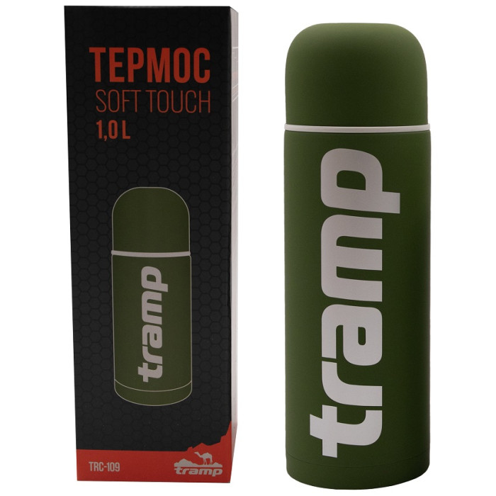 Термос Tramp Soft Touch 1L khaki (UTRC-109-khaki)