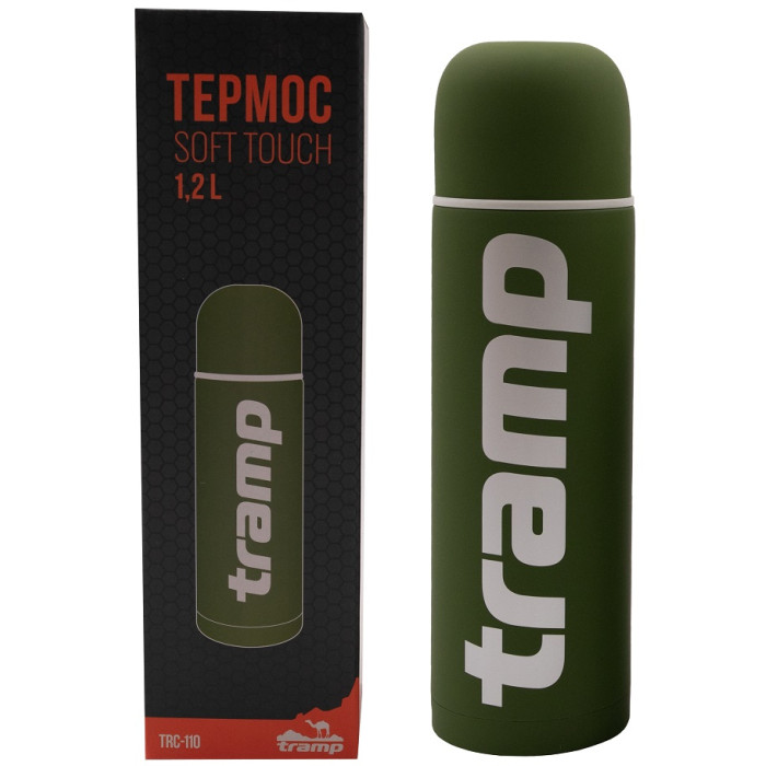 Термос Tramp Soft Touch 1.2L khaki (UTRC-110-khaki)