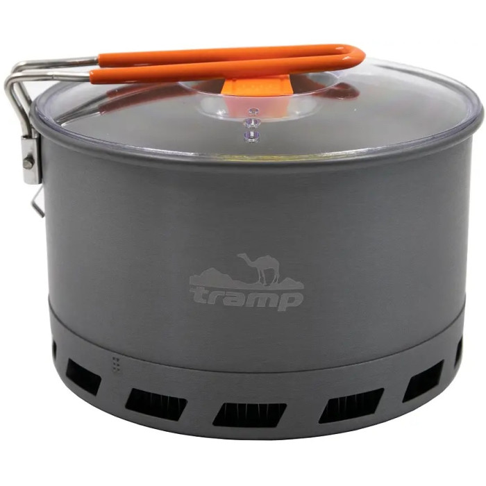 Котелок из анодированного алюминия с теплообменником Tramp 2.2L (UTRC-119)