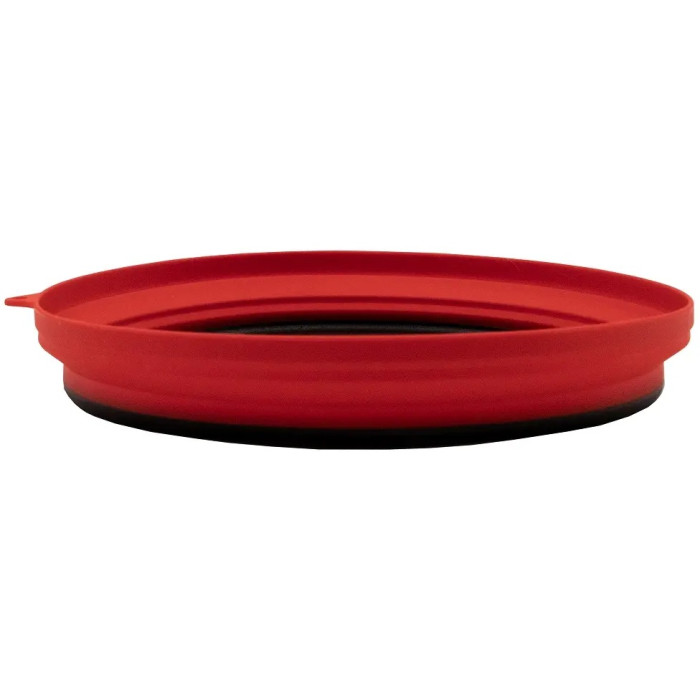 Тарелка плоская силиконовая с пластиковым дном Tramp 1050ml terracota (TRC-124-terracota)