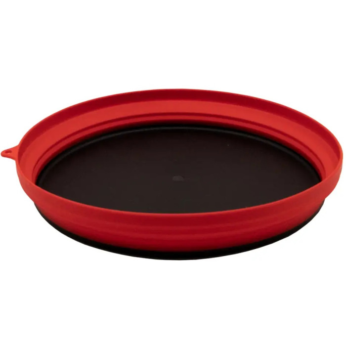 Тарелка плоская силиконовая с пластиковым дном Tramp 1050ml terracota (TRC-124-terracota)