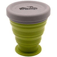 Склянка складана силіконова Tramp з кришкою 200ml green (UTRC-126-green)