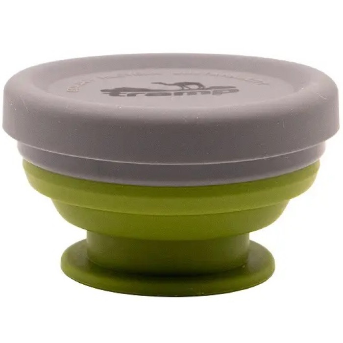 Склянка складана силіконова Tramp з кришкою 200ml green (UTRC-126-green)