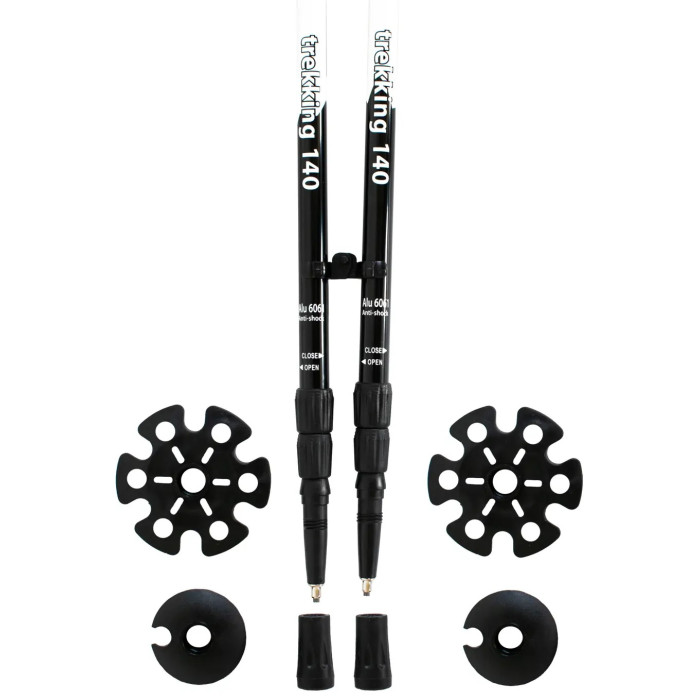 Трекінгові палиці Tramp Trekking 140 cm, Alu 6061 (UTRR-003)