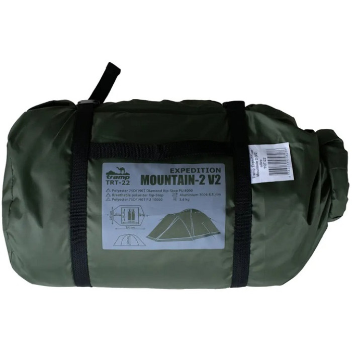 Намет Tramp Mountain 2 (V2) green (UTRT-022-green)