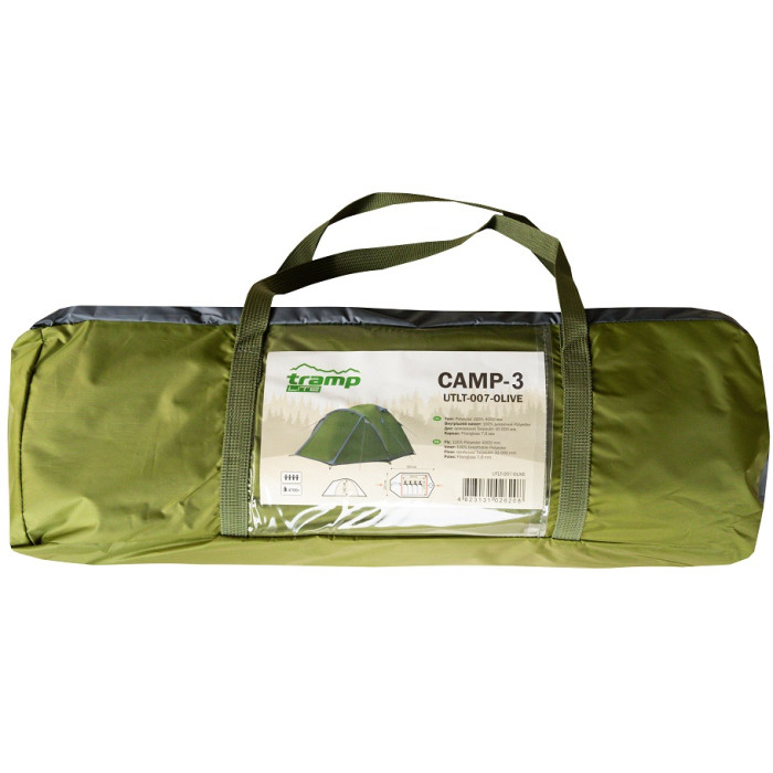 Намет Tramp Lite Camp 3 olive (UTLT-007-olive)