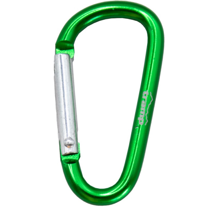 Набір карабінів алюмінієвих сувенірних (10 шт) Tramp 5 cm green (UTRA-298-green)