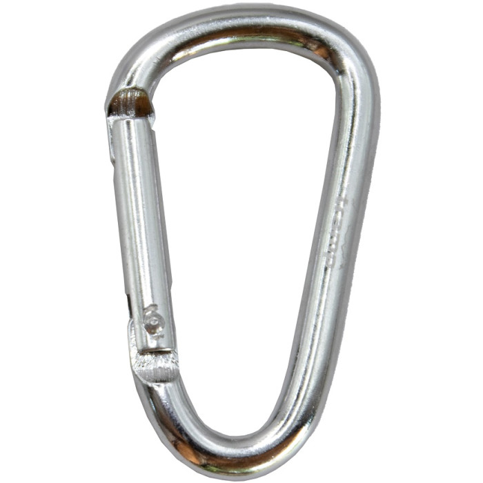 Набор карабинов алюминиевых сувенирных (10 шт) Tramp 6 cm silver (UTRA-300-silver)