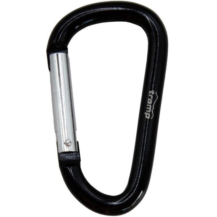 Набір карабінів алюмінієвих сувенірних (10 шт) Tramp 7 cm black (UTRA-301-black)