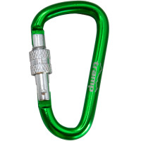 Набір карабінів алюмінієвих сувенірних (10 шт) Tramp 7 cm green (UTRA-302-green)