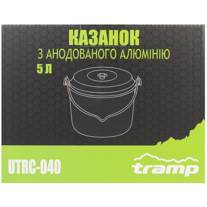 Казан анодований з кришкою Tramp 4.6L (UTRC-040)