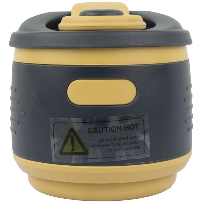 Кружка складная силиконовая с крышкой Tramp 350ml sand (UTRC-082-sand)