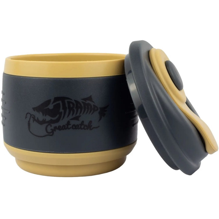 Кружка складная силиконовая с крышкой Tramp 350ml sand (UTRC-082-sand)
