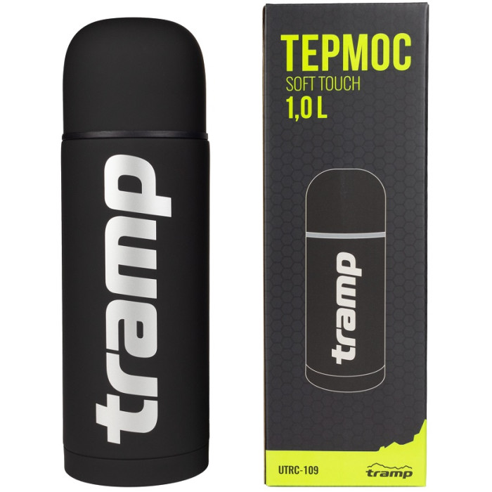 Термос Tramp Soft Touch 1L black (UTRC-109-black)