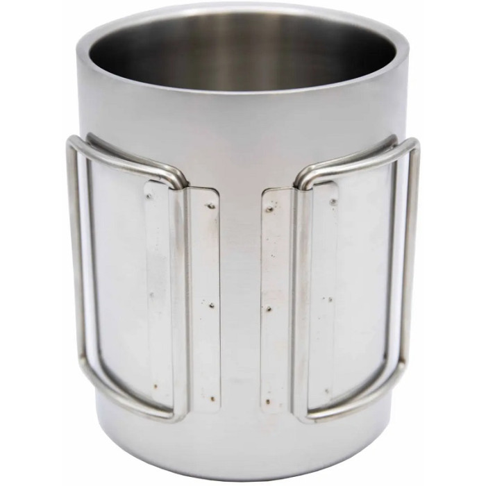 Термокружка со складными ручками и поилкой Tramp 500ml (UTRC-142-metal)